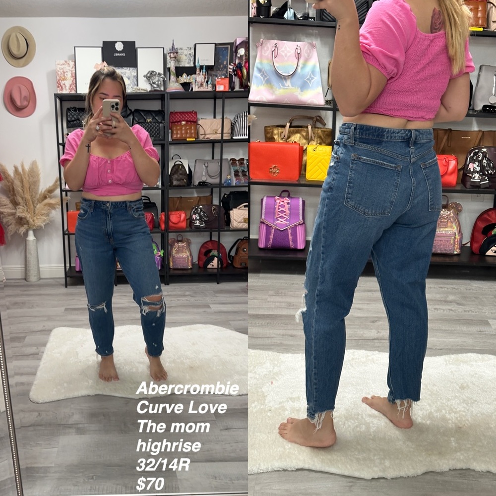Abercrombie curve love the mom highrise 32/14R